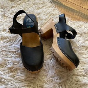 Black MIA Clogs